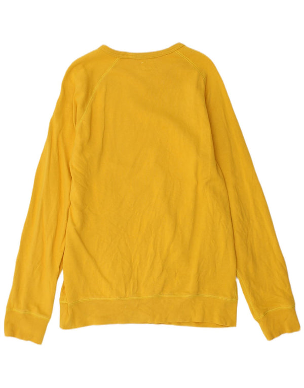 Levi's Hombre Sudadera Jumper Algodón Amarillo Medio