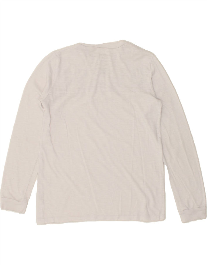 GUESS Boys Graphic Top Long Sleeve 11-12 Years White Cotton Vintage Guess and Second-Hand Guess from Messina Hembry 