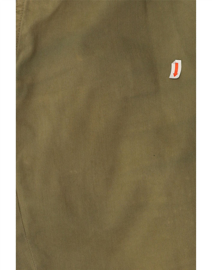 SUPERDRY Pantalones cortos chinos para hombre W36 Large Khaki Cotton