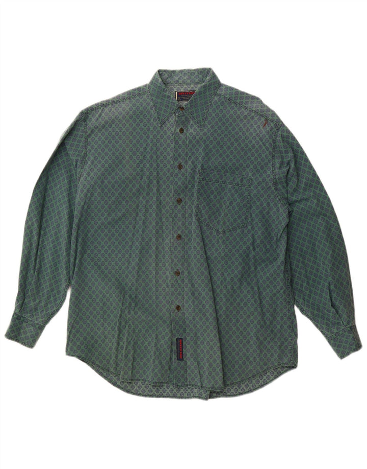 Camisa Spitfire Hombre Verde Medio Floral
