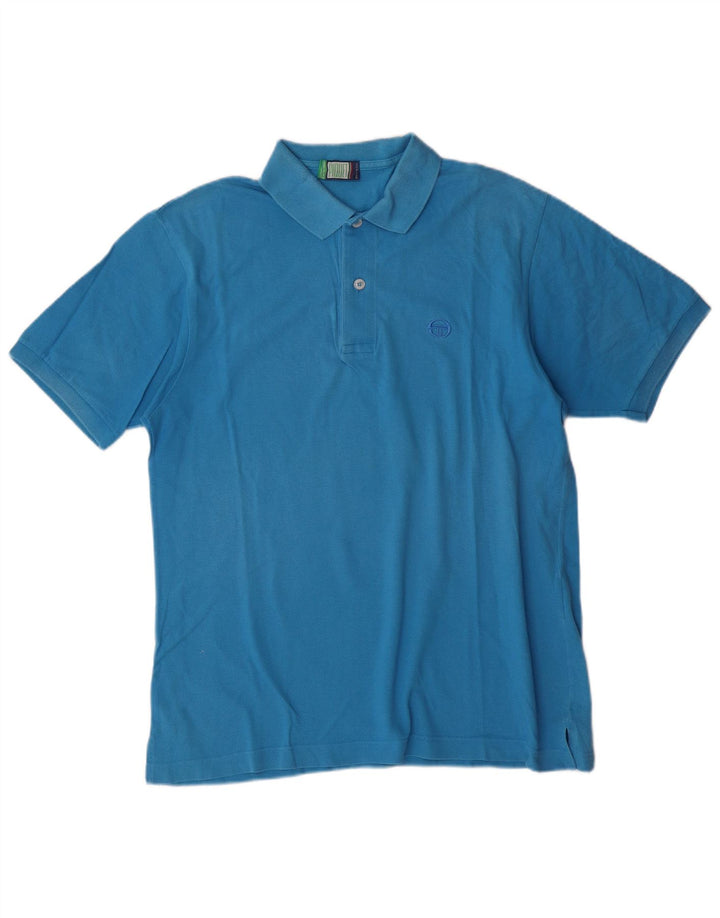 Polo Sergio Tacchini Hombre Azul Medio