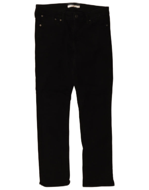 Vaqueros Levi's 712 Slim para mujer W28 L28 Algodón negro