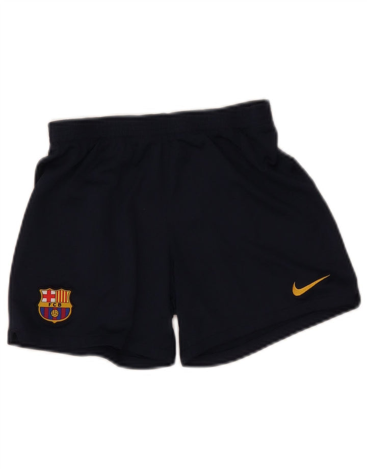 NIKE Boys Barcelona Sport Shorts 5-6 años Azul Marino Poliéster