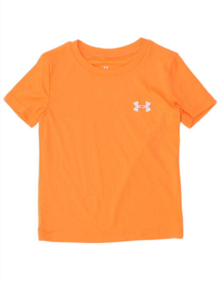 Under Armour Camiseta gráfica para niño 3-4 años Naranja