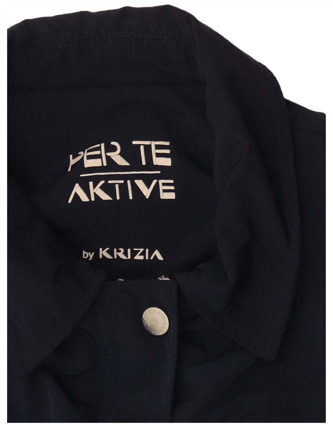 Perte by Krizia Chaqueta utilitaria Perte Aktive para mujer UK 40 XL Azul marino