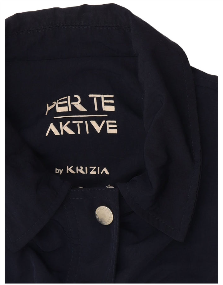 Perte by Krizia Chaqueta utilitaria Perte Aktive para mujer UK 40 XL Azul marino