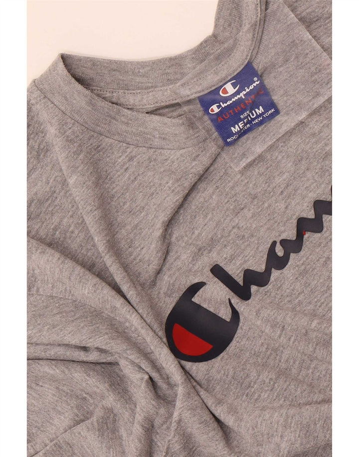 Champion Top Gráfico De Manga Larga Gris Medio Hombre