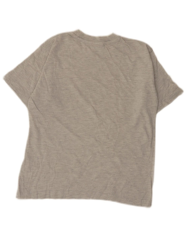 Champion Camiseta estampada USA para niños 9-10 años Algodón moteado gris