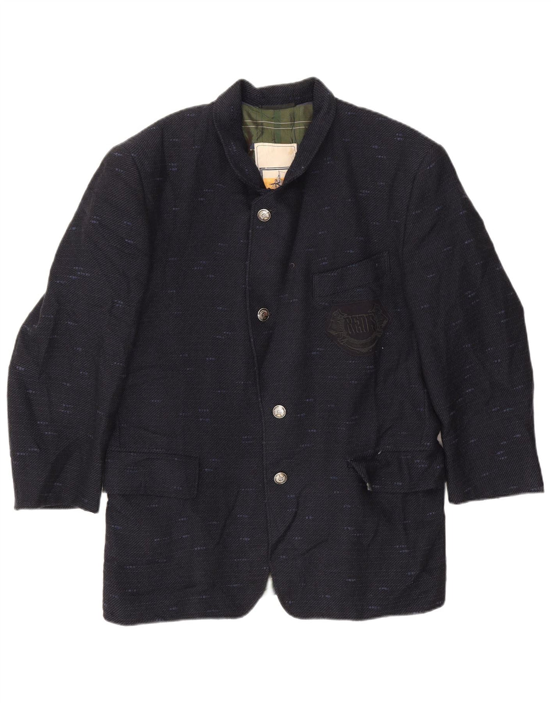 RED'S Chaqueta tipo blazer de 4 botones para hombre UK 40 Large Azul marino moteado