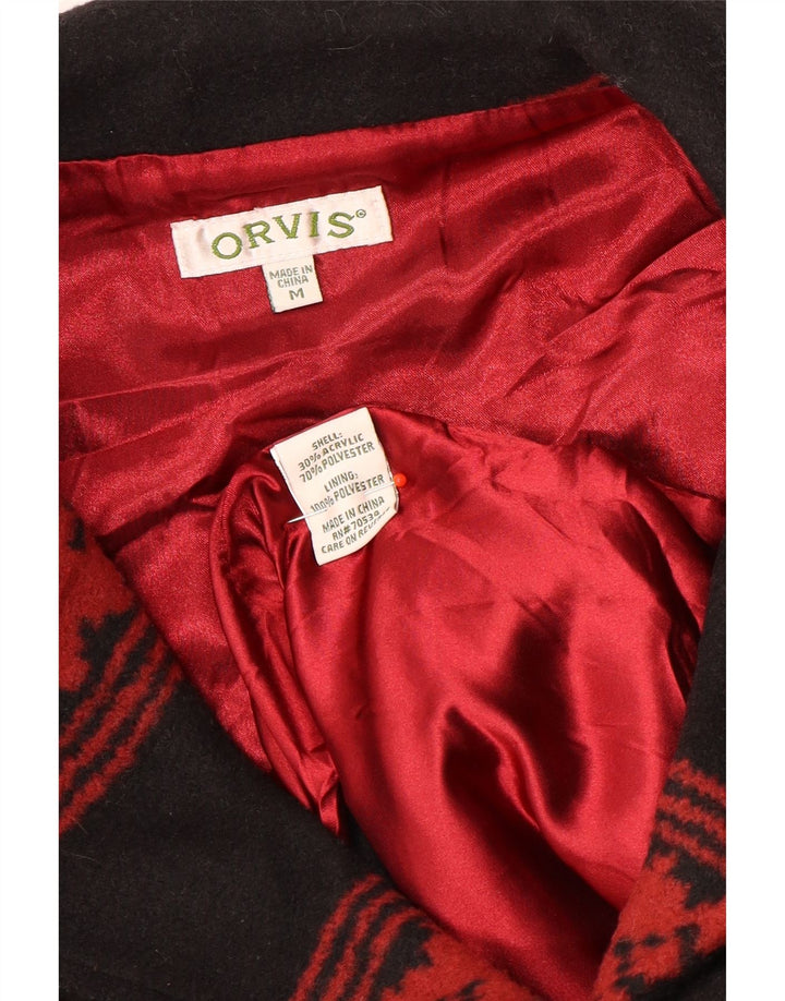 Chaleco Orvis para mujer UK 40 Medio Negro Acrílico Geométrico