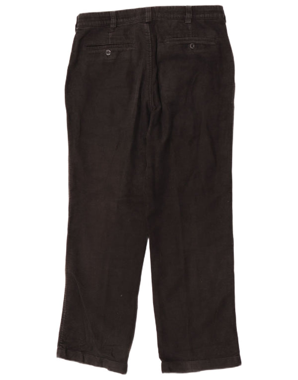 Marks & Spencer Pantalones chinos rectos Blue Harbor para hombre W34 L29 Negro