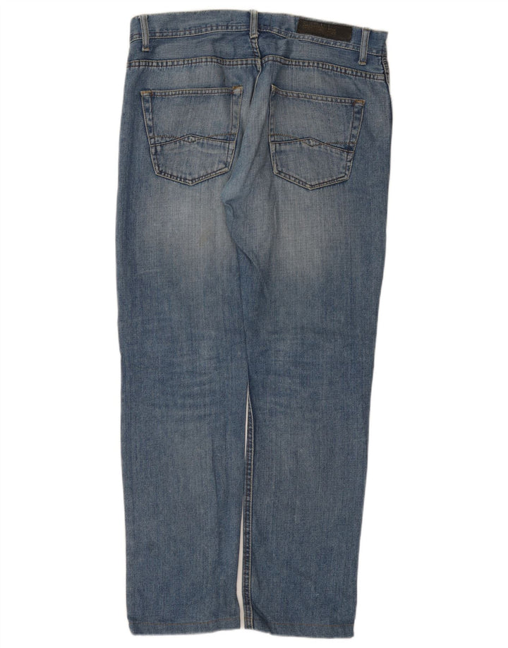 Zara Jeans rectos para hombre EU 34 Large W34 L31 Azul