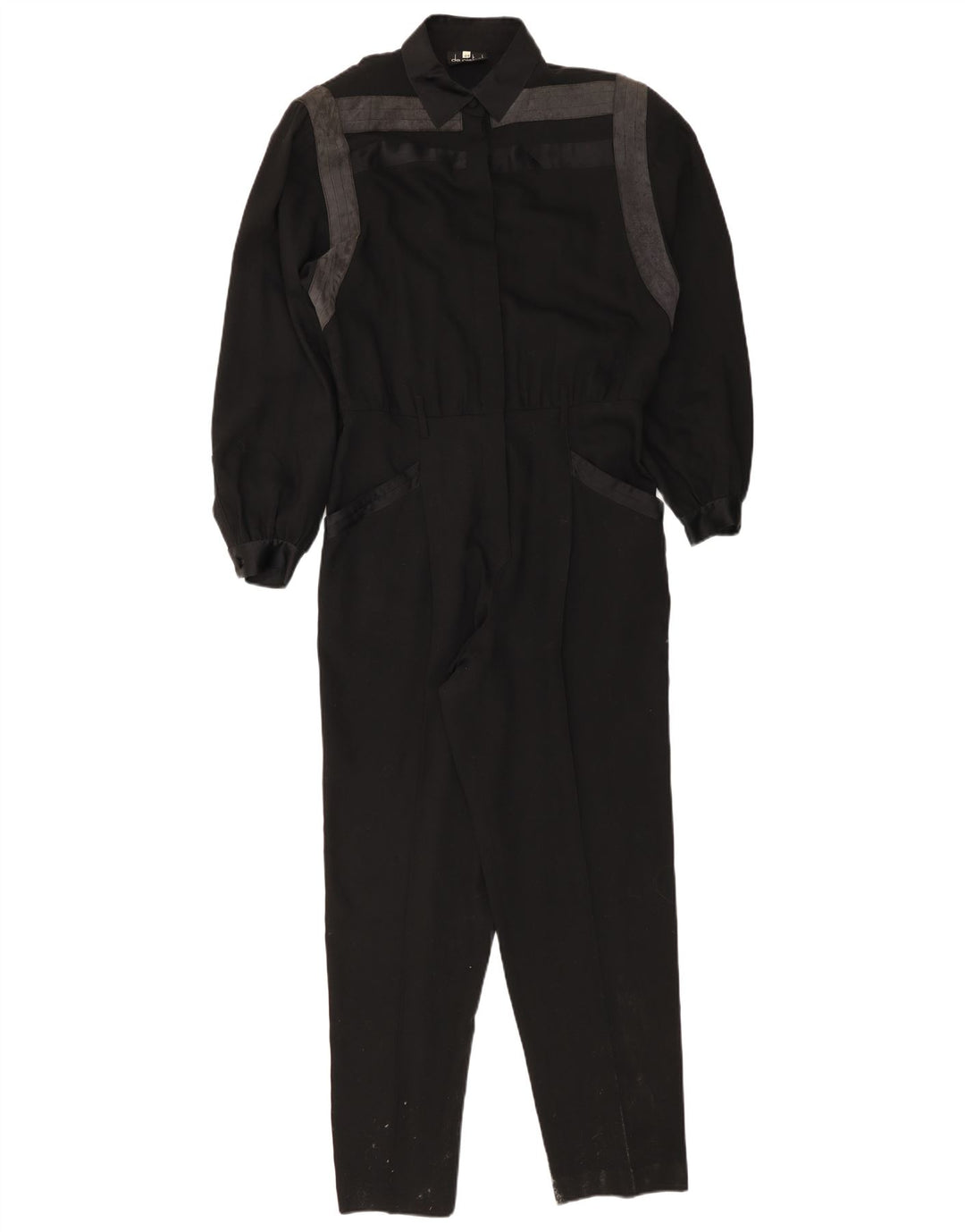 Mono De Pietri Mujer De Manga Larga IT 44 Medium Black Colorblock