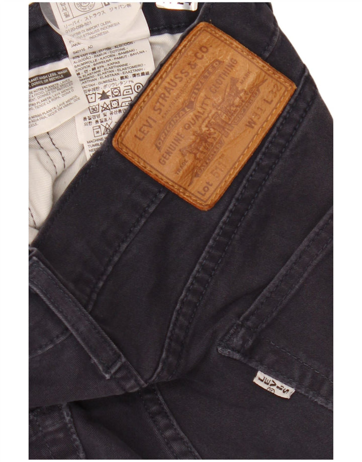 Levi's Hombre 511 Slim Jeans W31 L32 Algodón Azul Marino