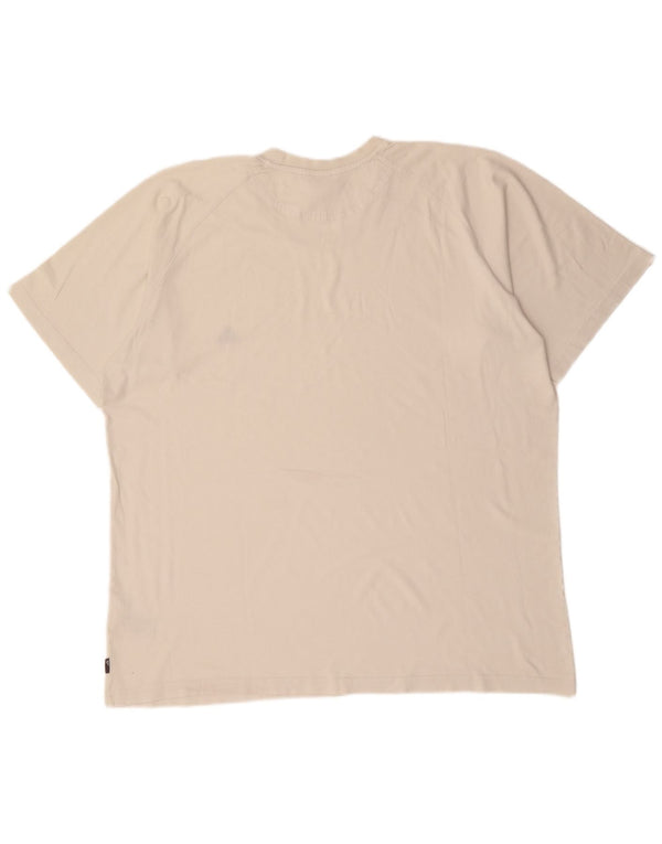 ADIDAS Camiseta Hombre Top 2XL Algodón Blanco Roto