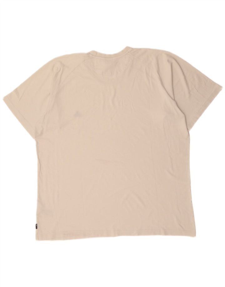 ADIDAS Camiseta Hombre Top 2XL Algodón Blanco Roto