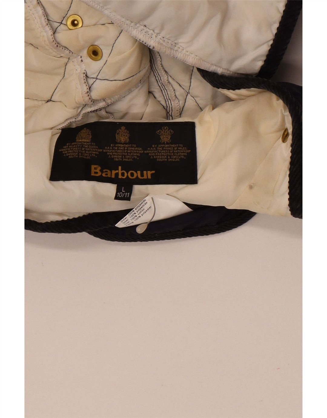 Barbour Chaqueta Acolchada Niña 10-11 Años Grande Poliamida Azul Marino