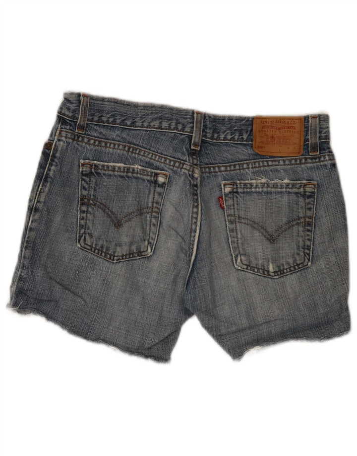 Levi's Mujer 518 Shorts Vaqueros W30 Azul Medio
