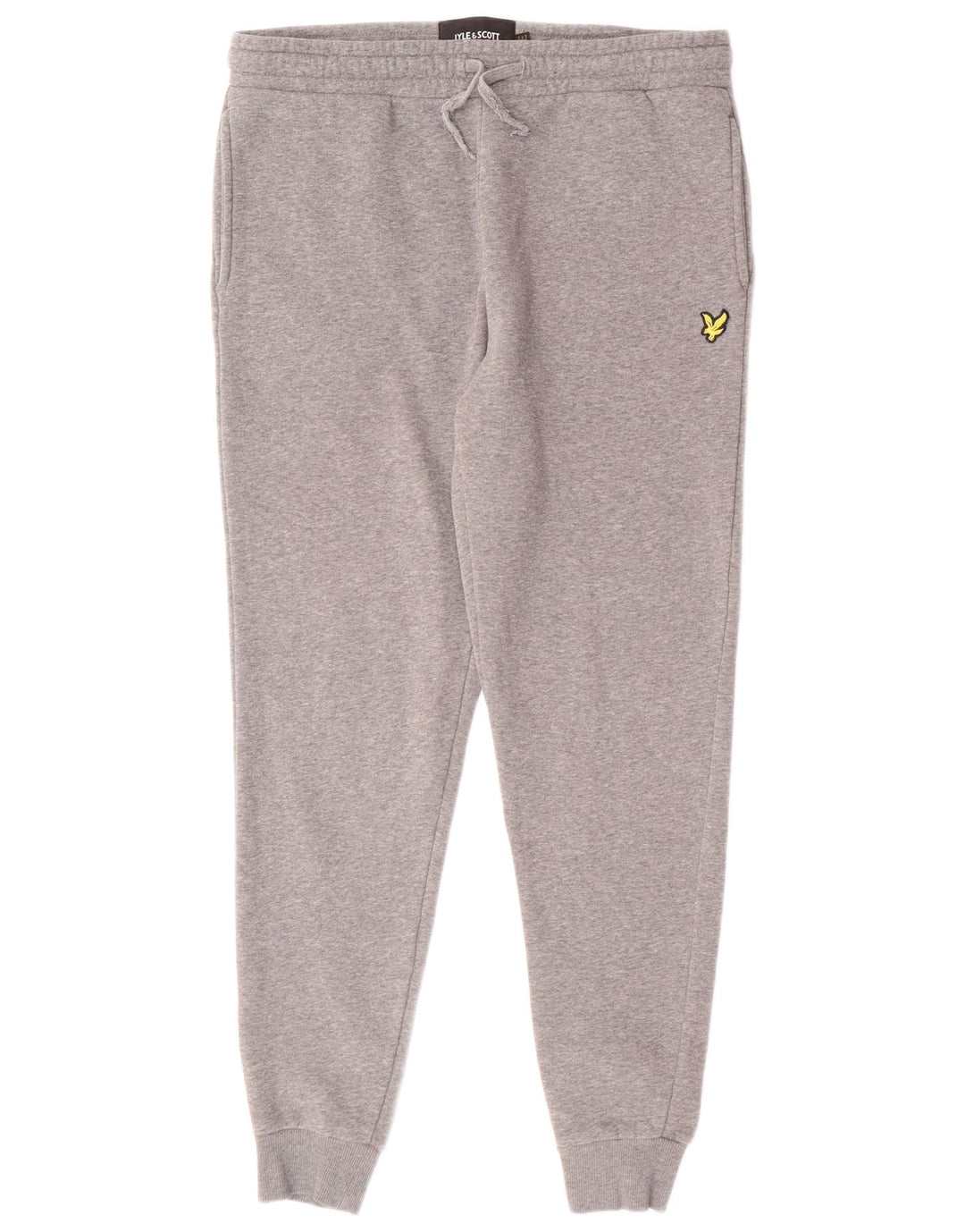 Pantalones de chándal para hombre Lyle & Scott Joggers de algodón moteado en gris medio