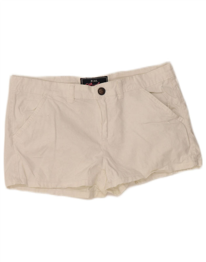 Pantalones cortos chinos Superdry para mujer medianos W34 de algodón blanco
