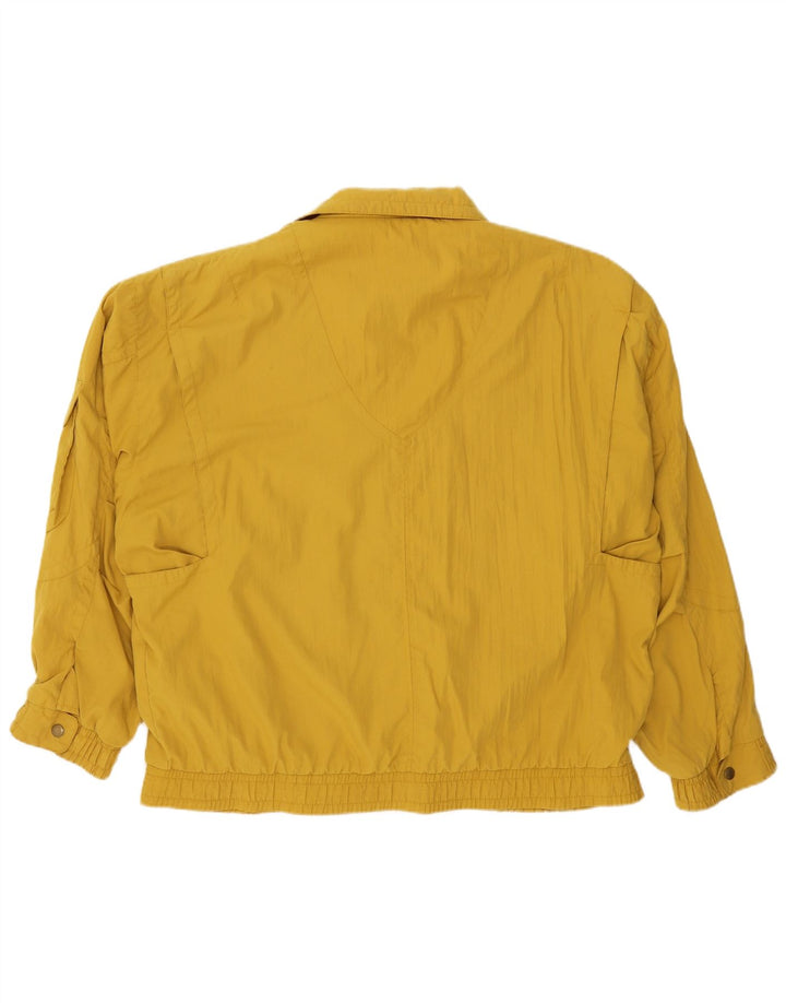 VINTAGE Chaqueta utilitaria para mujer IT 54 3XL Poliéster amarillo