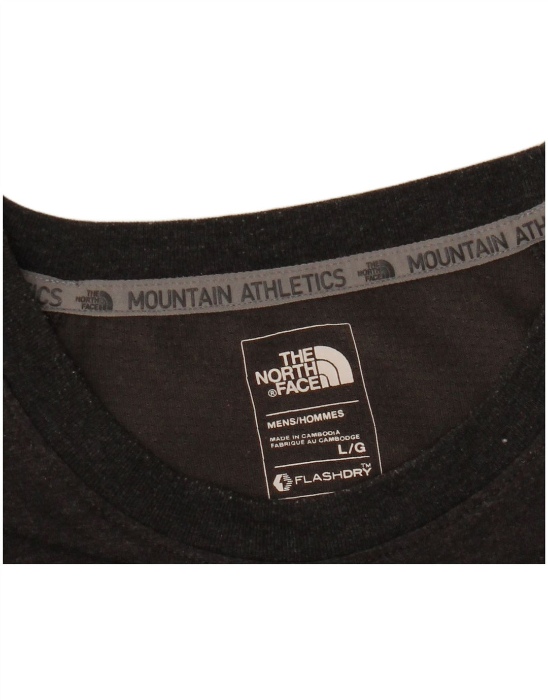 The North Face Camiseta gráfica para hombre Top grande gris