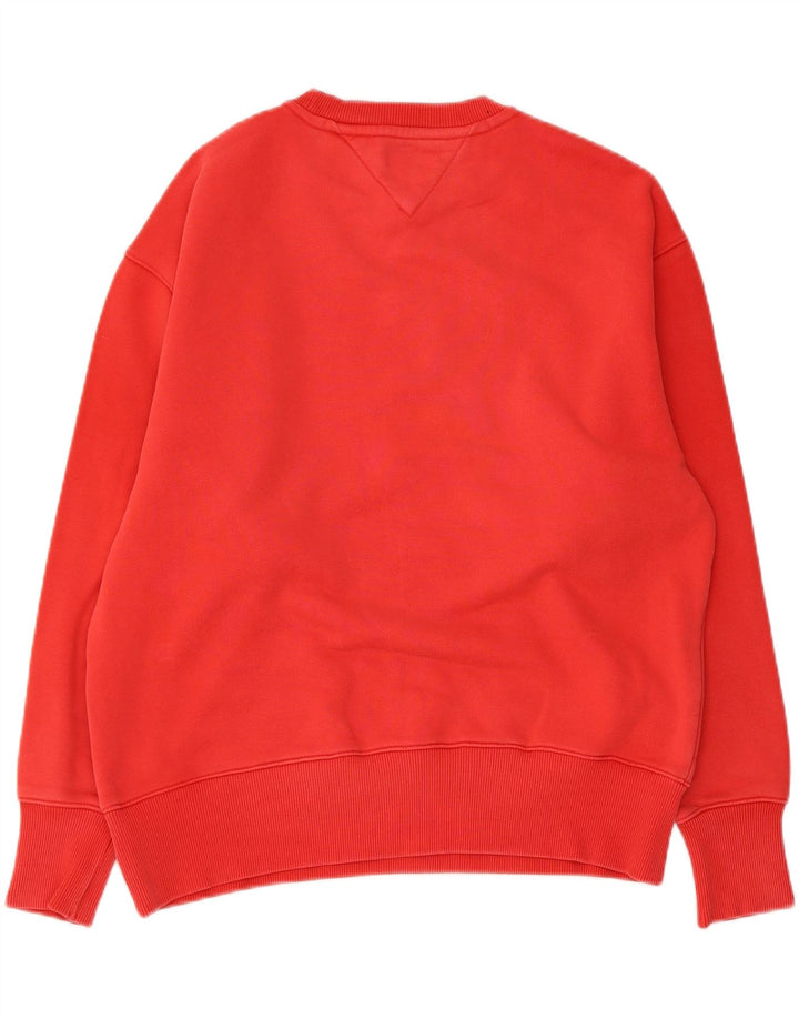 TOMMY HILFIGER Sudadera gráfica para hombre Jumper Small Rojo Algodón
