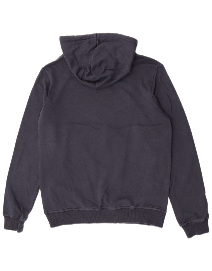 K-Way - Sudadera con capucha para hombre, talla pequeña, algodón azul marino