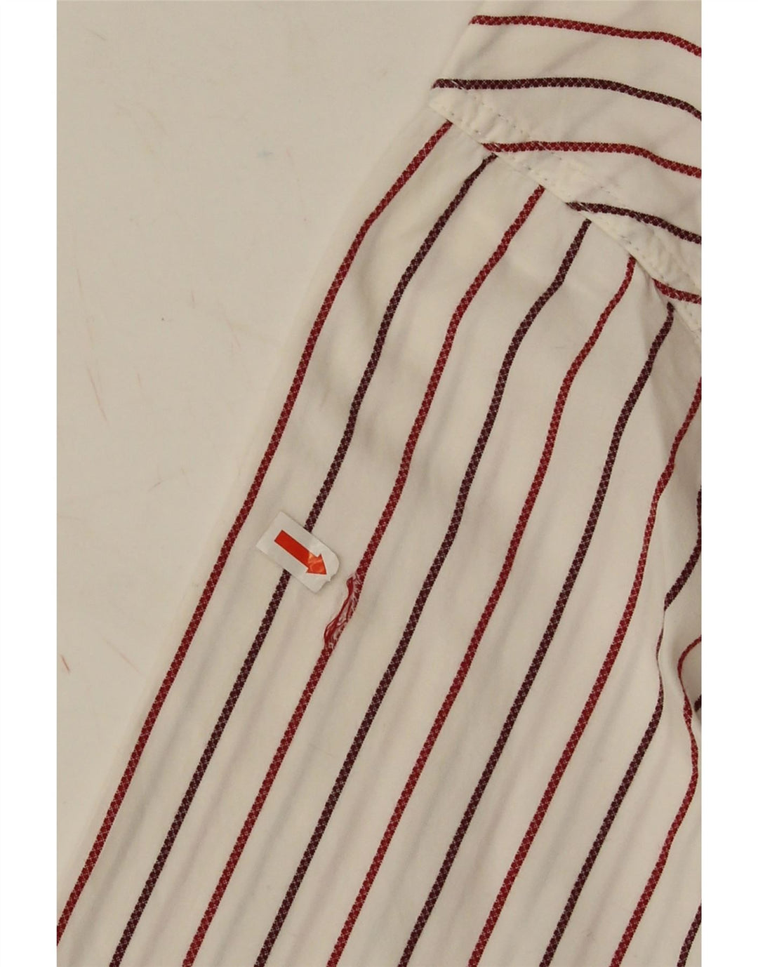 Camisa Wrangler Hombre XL Algodón Rayas Blancas