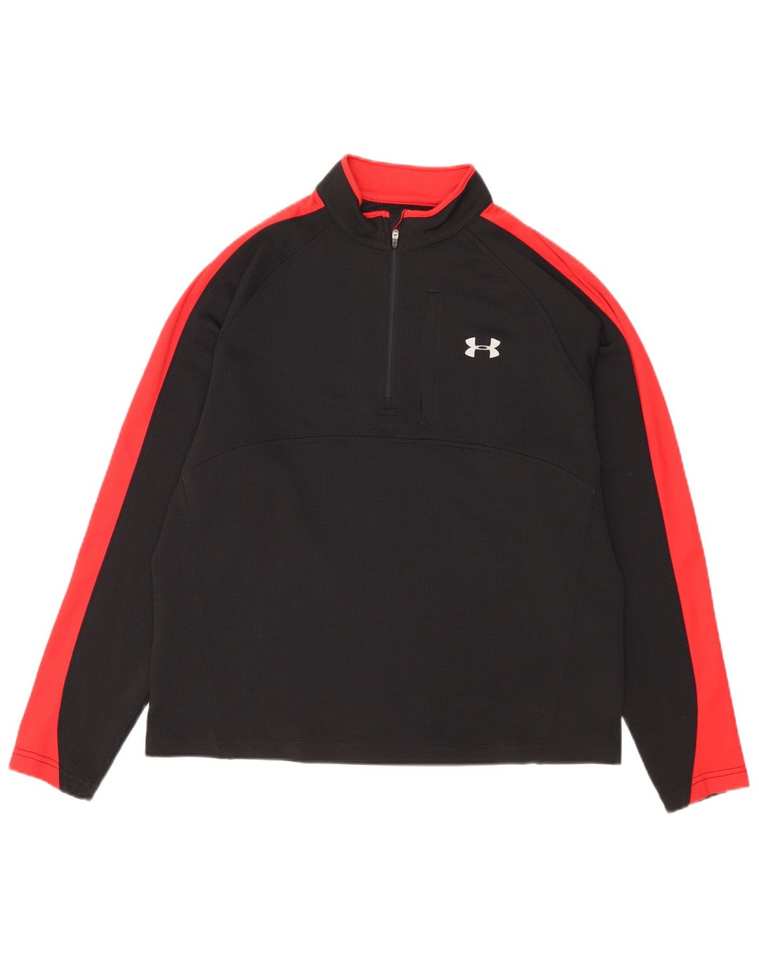 Under Armour Hombre Allseason Gear Jersey Chándal Top Grande Negro