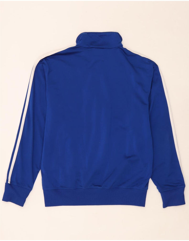 Adidas Hombre Chándal Top Chaqueta Azul Medio Poliéster