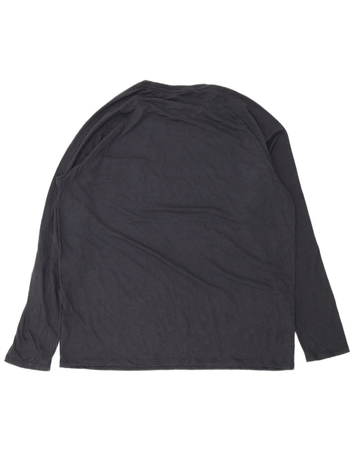 DICKIES Top Hombre Manga Larga 2XL Azul Marino Algodón