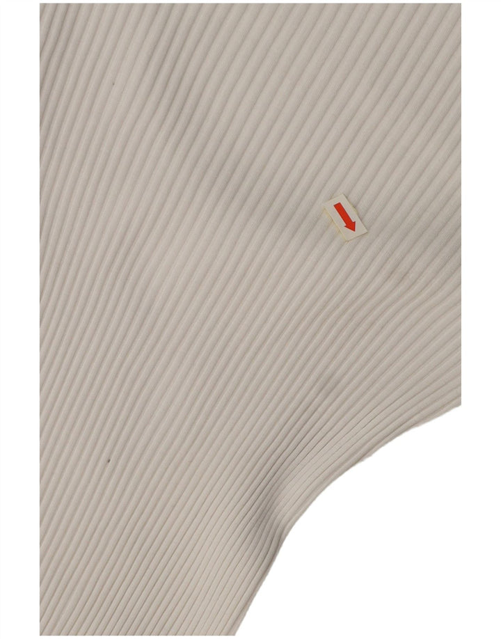 ZARA Body Manga Larga Mujer UK 8 Small Blanco