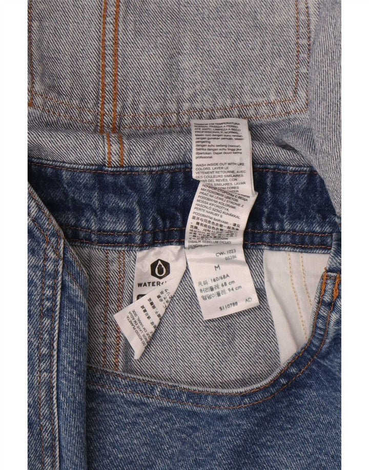 Levi's Mujer Peto Denim Shorts Medio W32 Algodón Azul