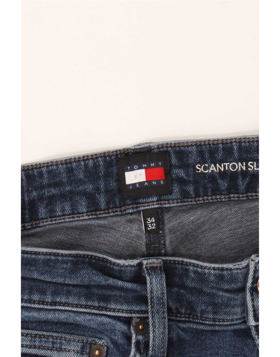Tommy Hilfiger Jeans Scanton Slim para Hombre W34 L32 Azul