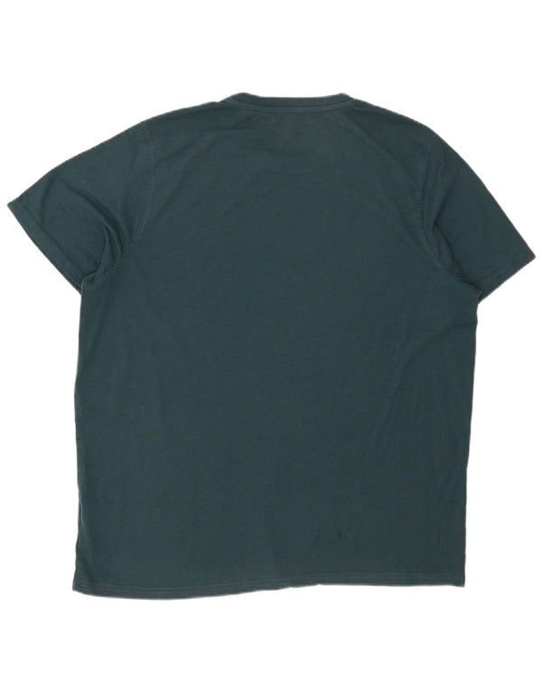 Mountain Warehouse Camiseta gráfica para hombre Top XL Algodón verde