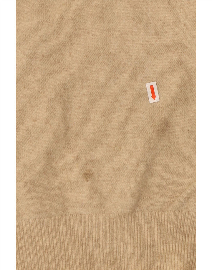 Benetton Jersey De Cuello Redondo Beige Medio