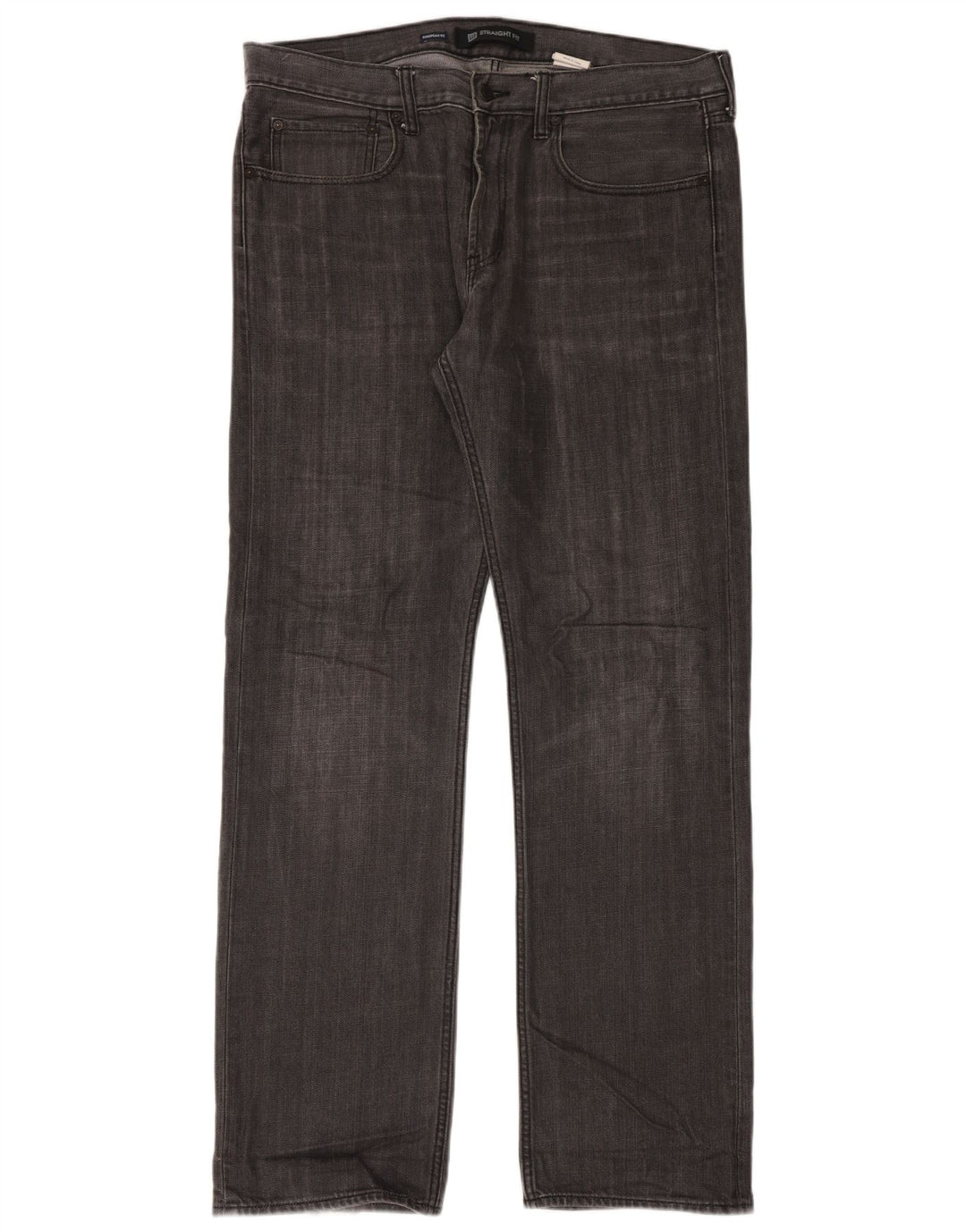 Vaqueros rectos para hombre Gap W36 L34 Algodón moteado gris