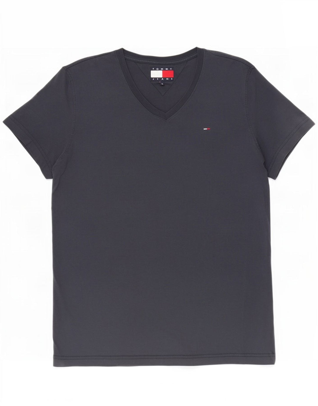Tommy Hilfiger Camiseta Regular para Hombre Top Grande Azul Marino Algodón