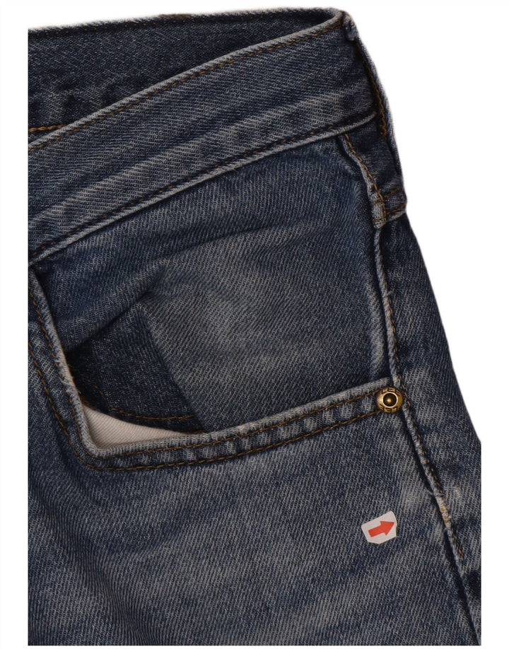 Lee Pantalones Cortos De Mezclilla Con 5 Bolsillos Para Hombre W31 Algodón Azul Medio