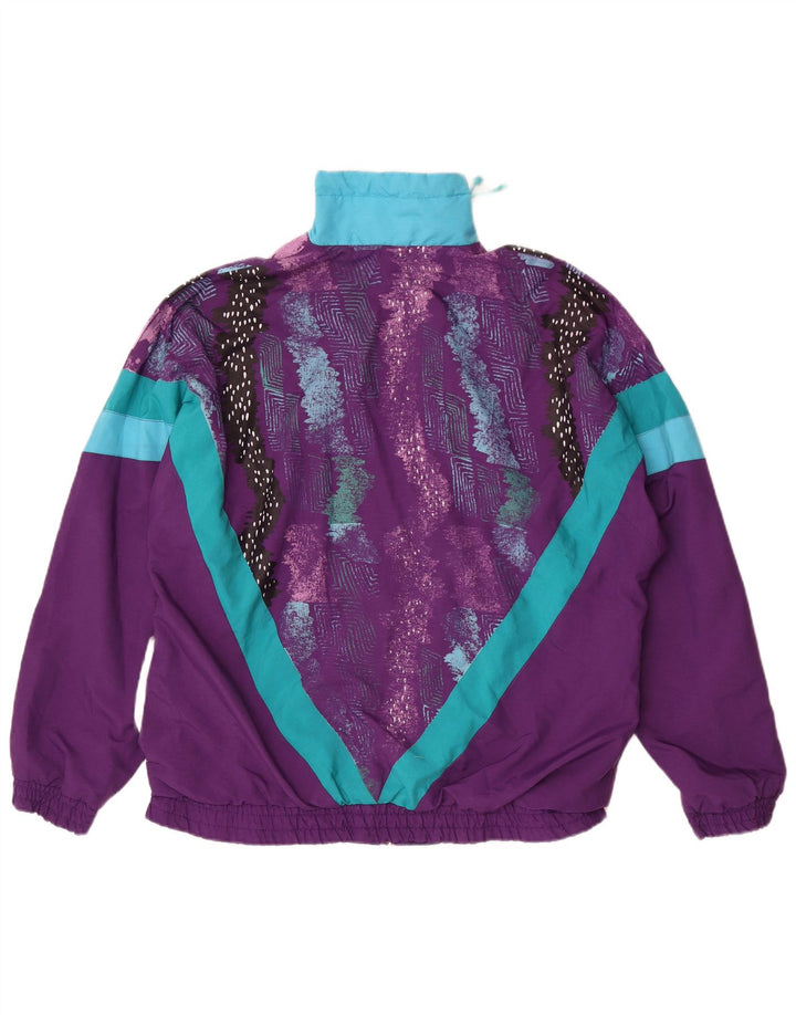 Hummel Hombre Chándal Top Chaqueta Grande Púrpura Colorblock