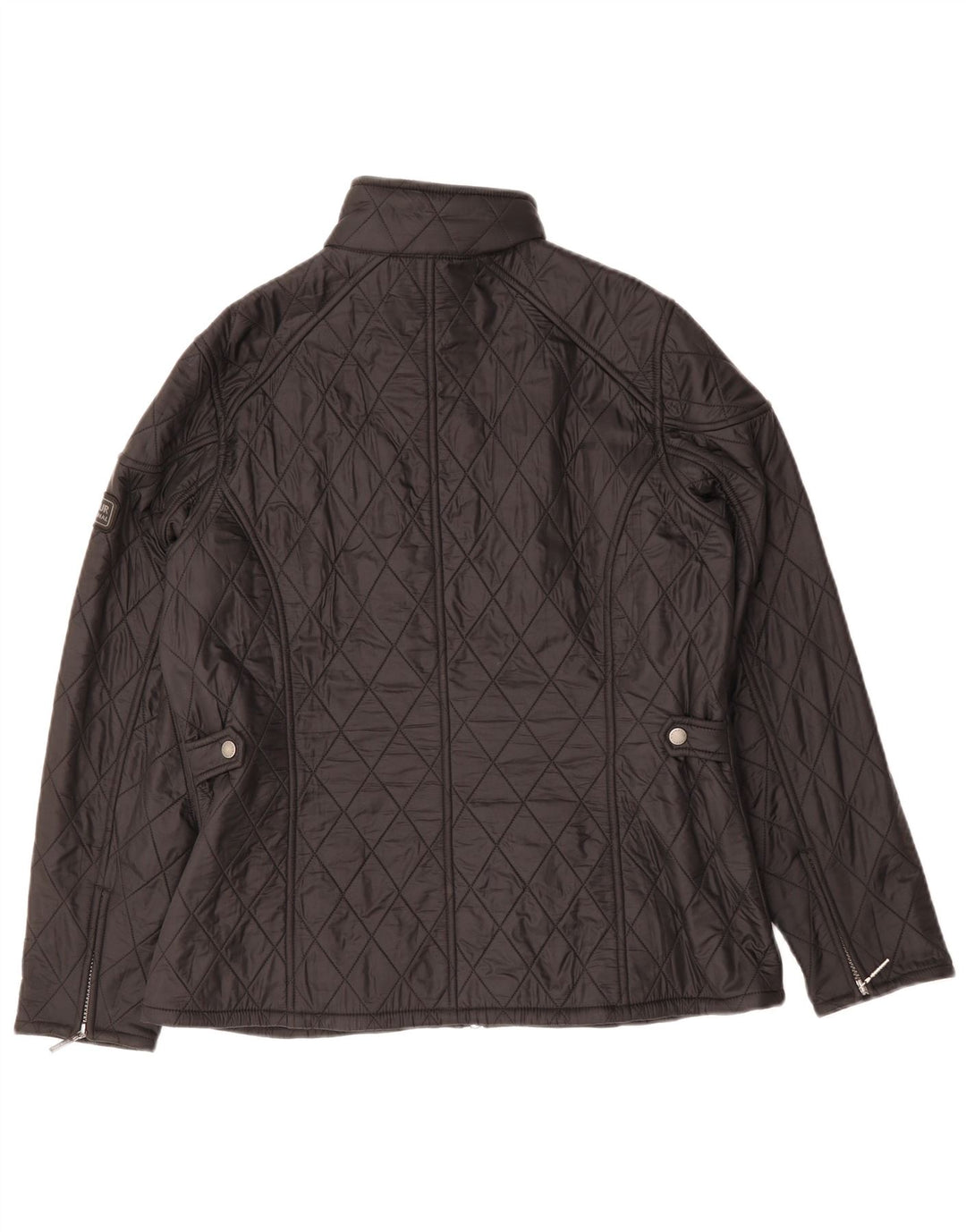BARBOUR Chaqueta acolchada para mujer Reino Unido 46 Grande Negro