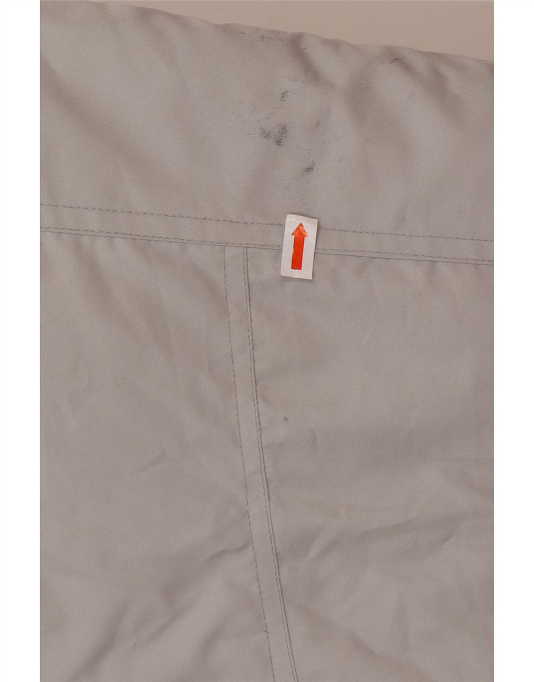 VINTAGE Hombres Loose Fit Abrigo acolchado Reino Unido 36 Pequeño Poliéster Gris