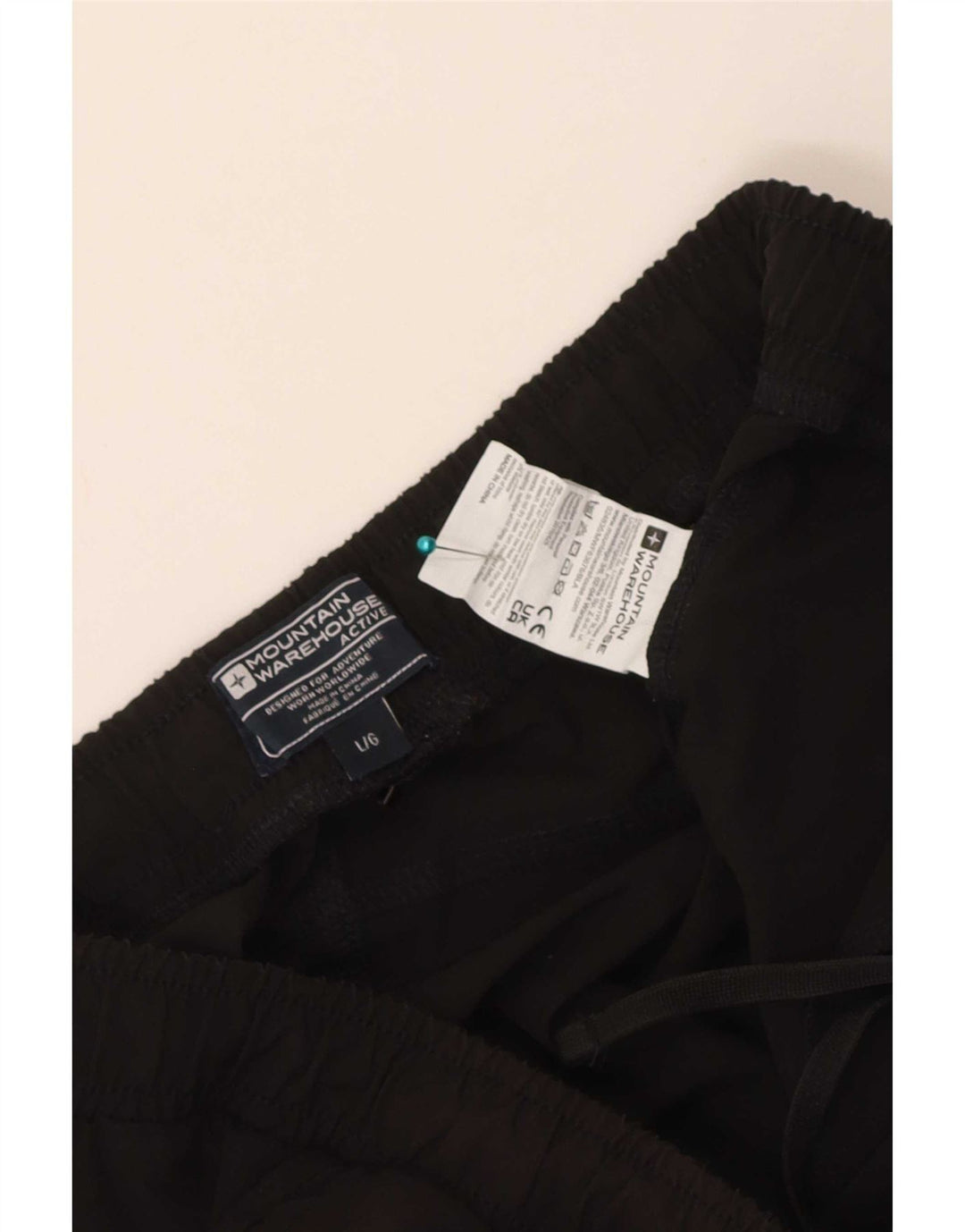 Pantalones cortos deportivos para hombre Mountain Warehouse Poliéster negro grande