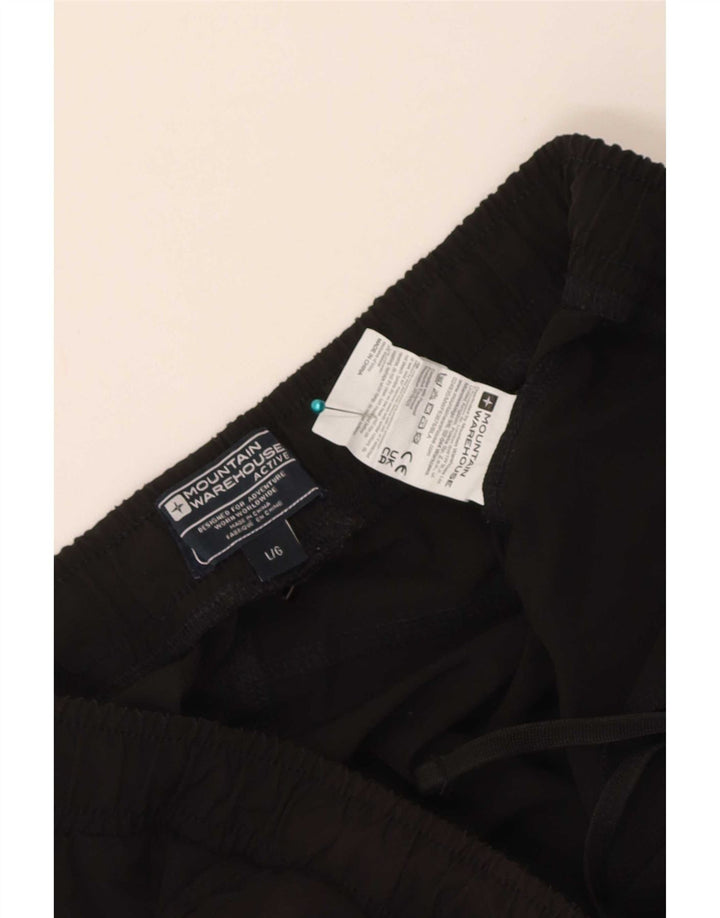 Pantalones cortos deportivos para hombre Mountain Warehouse Poliéster negro grande