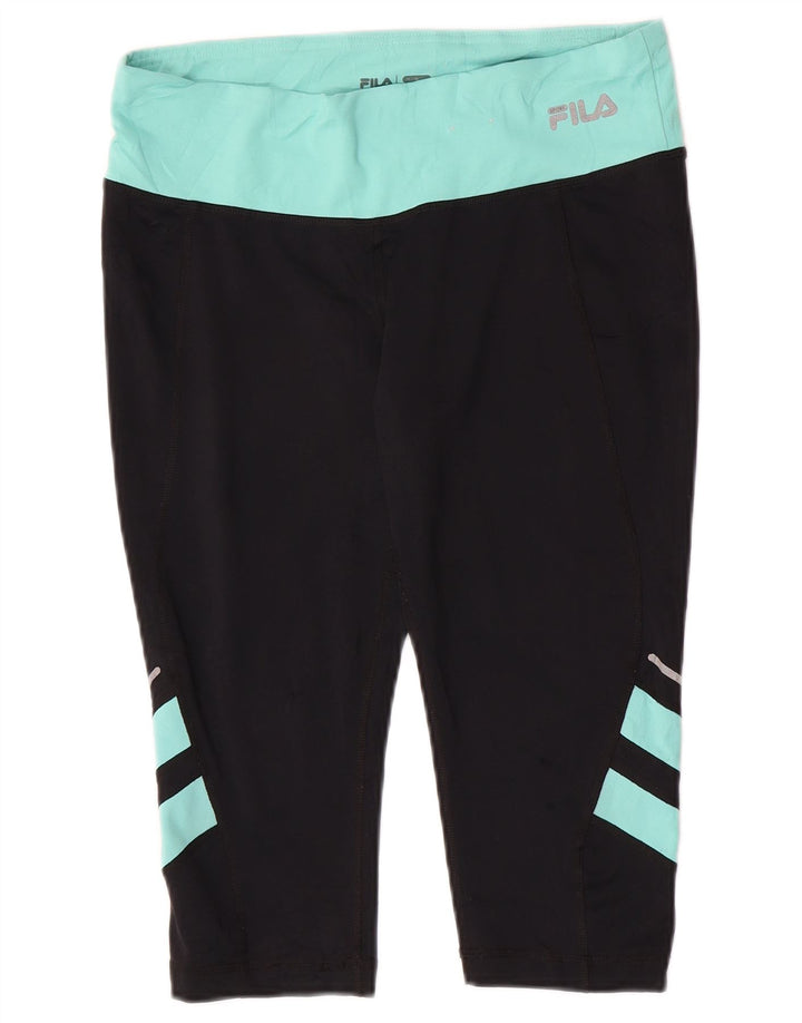Fila Leggings Capri para Mujer UK 40 Mediano Color Negro