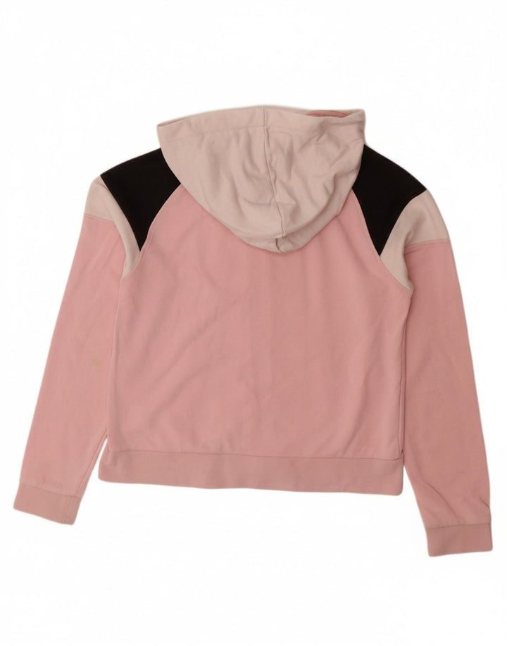 ELLESSE Sudadera con capucha y cremallera para niña 11-12 años Color rosa