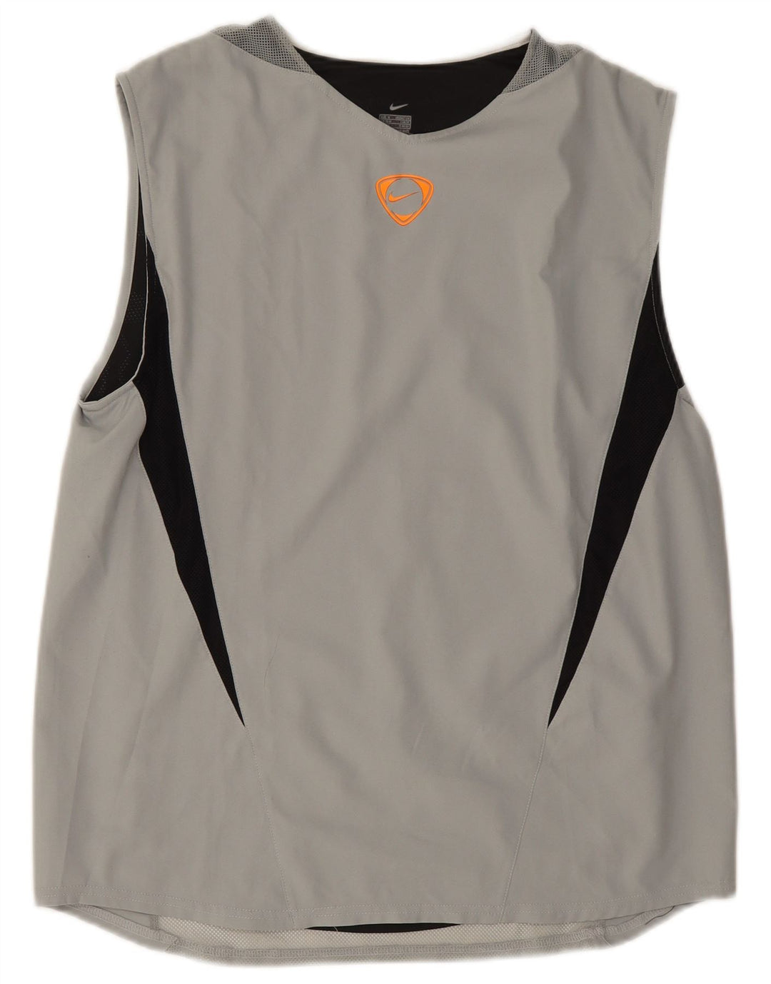 Nike Camiseta sin mangas para hombre ES 39/41 Gris medio Colorblock Poliéster