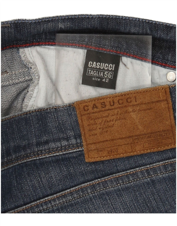 Vaqueros rectos para hombre Casucci W42 L32 Algodón azul
