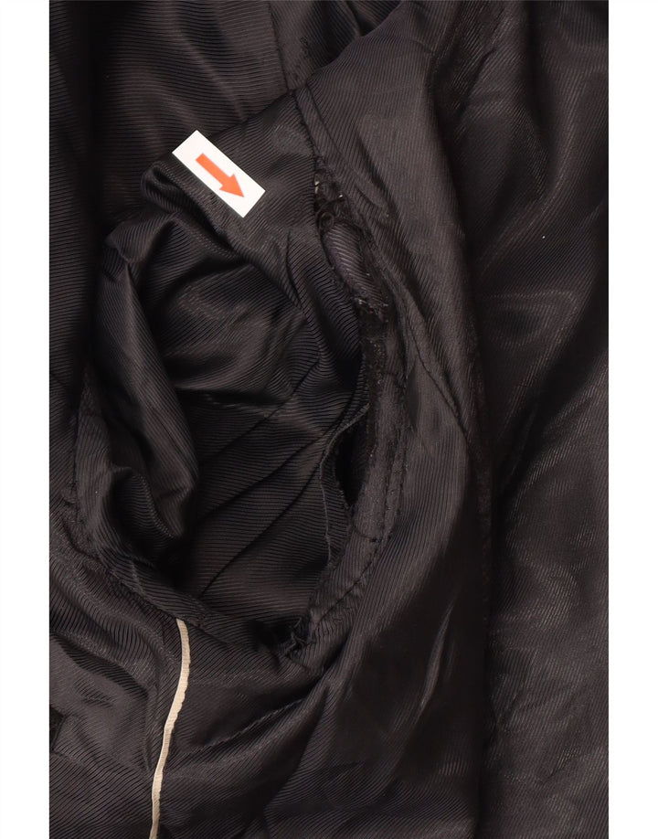 Zara Hombre Abrigo Reino Unido 40 Grande Negro